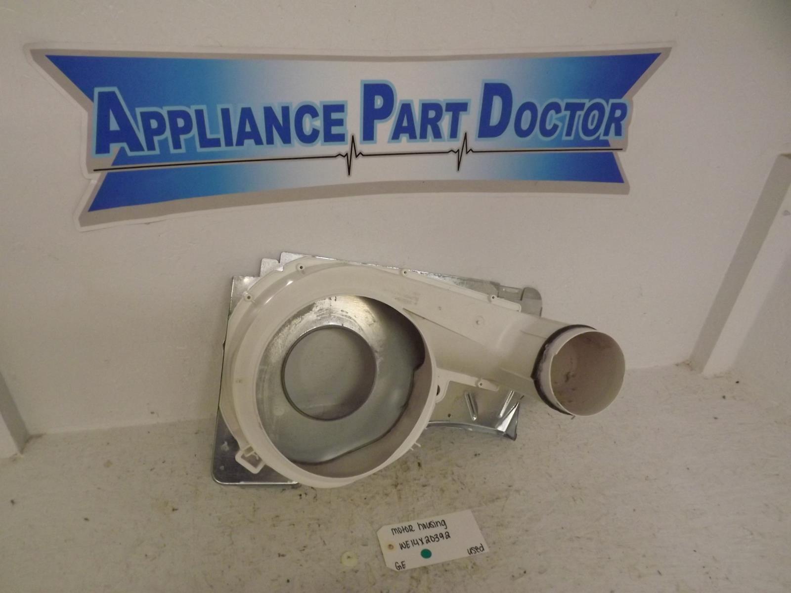 GE Dryer WE14X20392 Motor Housing Used GE Dryer WE14X20392 Motor Housing Used